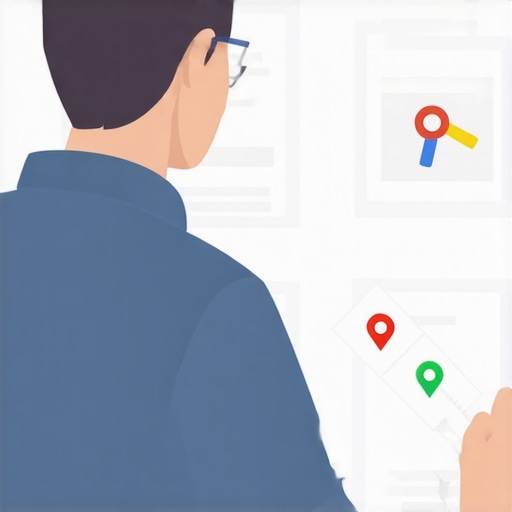 Business owner reviewing Google Maps rankings and local SEO charts
