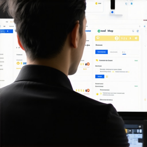 Digital marketing expert reviewing Google Maps ranking data