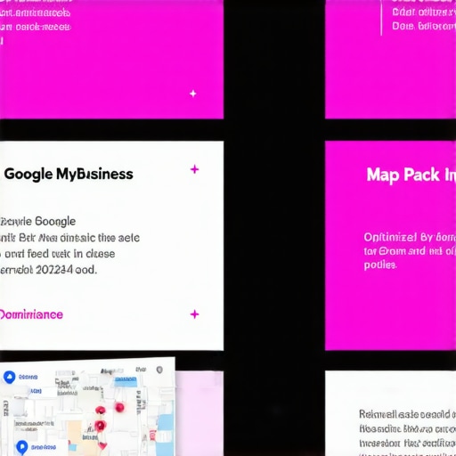Infographic illustrating key steps for local SEO success in Google Maps