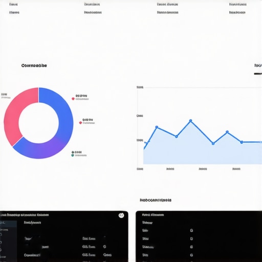 Screenshot showing analytics and ranking trends for local SEO