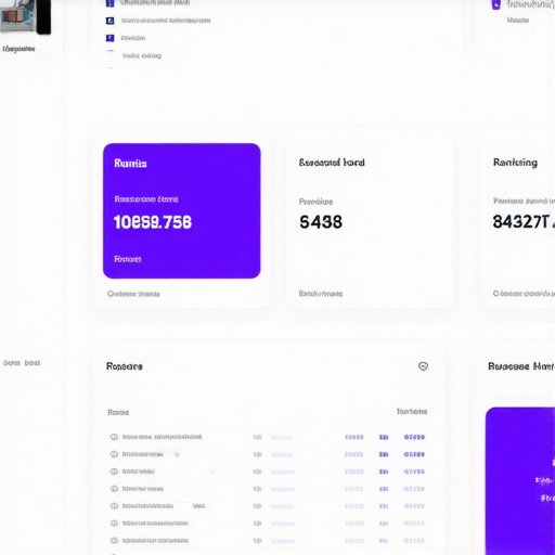 Screenshot of local SEO tools dashboard displaying rankings and analytics