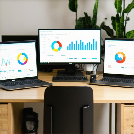 Advanced Local SEO Tools Dashboard Desk setup with SEO tools for local business ranking analysis