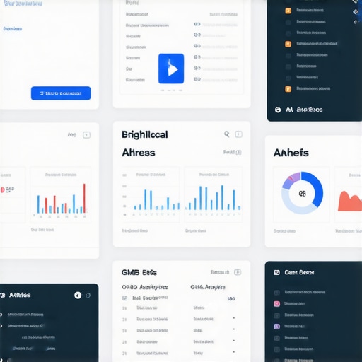 Screenshot of local SEO tools and dashboards used for map ranking maintenance.