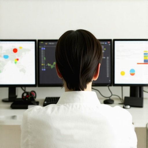 Person reviewing local search rankings and analytics