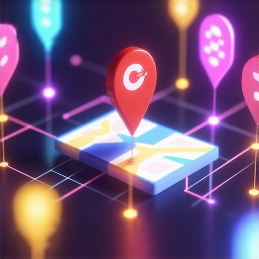Visualization of advanced local maps domination signals like foot traffic and WiFi data