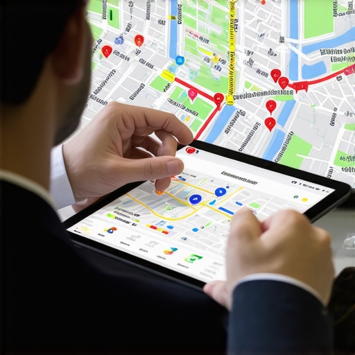Advanced local search heatmap and ranking analysis Professional analyzing local map pack ranking data and proximity signals