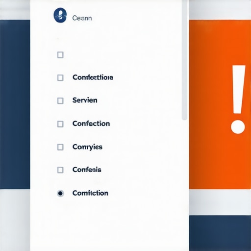 Conflicting Google Business Categories Warning A digital screen showing how choosing too many business categories can trigger a warning signal on a Google profile.