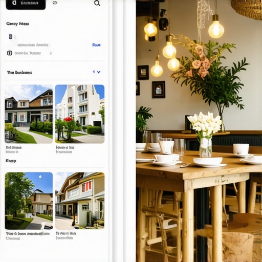 Customer Photos Boosting Local Map Ranking A local business profile on a smartphone displaying user-generated photos to improve SEO.