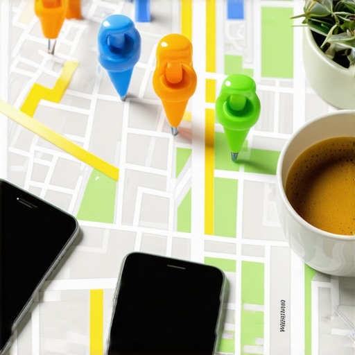 Dominating the Local Map Pack Visualization A digital map showing local business ranking domination on a smartphone screen.