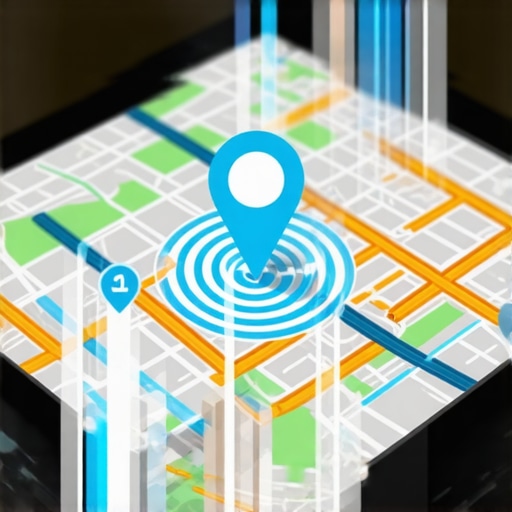 Expanding Local Map Ranking Radius A digital map illustration showing how a local business expands its visibility radius.