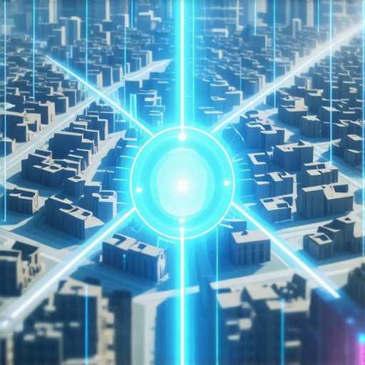 Extending Your Local Proximity Circle A digital map showing how a business can expand its ranking radius beyond physical distance.