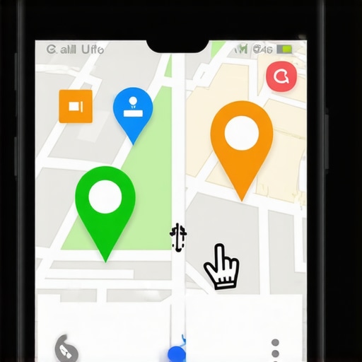 A visual representation of user interaction data like calls and direction requests boosting local map rankings.