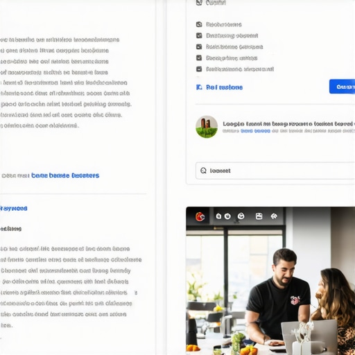 Comparison of a bad keyword-stuffed business profile and an optimized customer-focused profile.