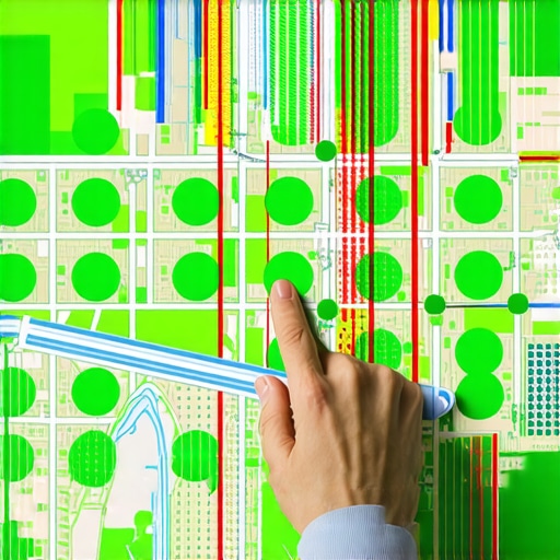 A visual representation of local maps ranking data using a grid tracking tool for business visibility.