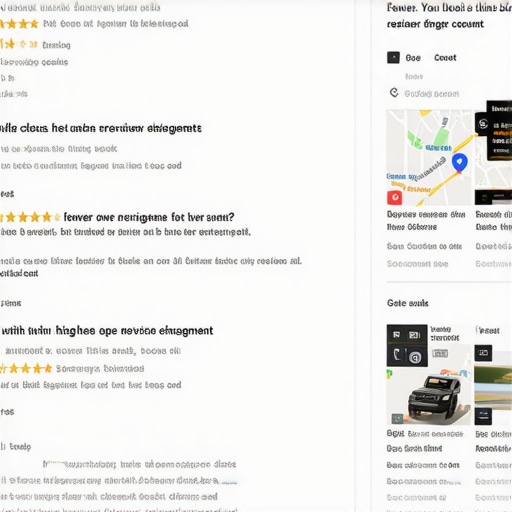 Local Map Ranking Nuance Comparison of local business listings showing engagement beating review volume