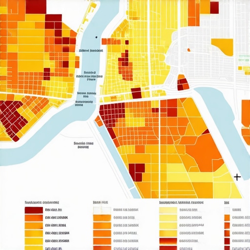 Local Mapping Strategy and Heat Map Analysis A visual representation of local map ranking data and proximity signals for business visibility.