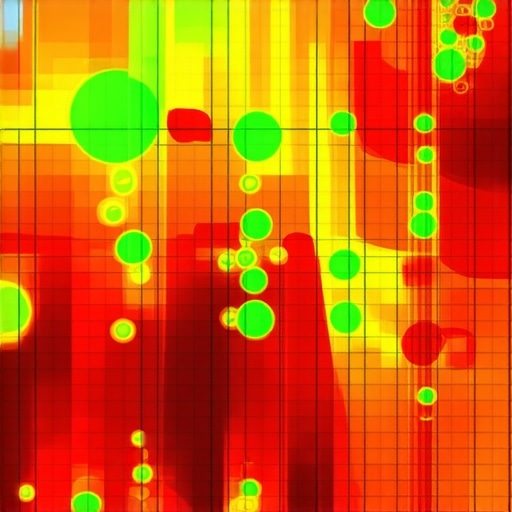 Local Ranking Heatmap Visualization A heatmap showing how a business's Google Map rankings vary by physical distance from their location.