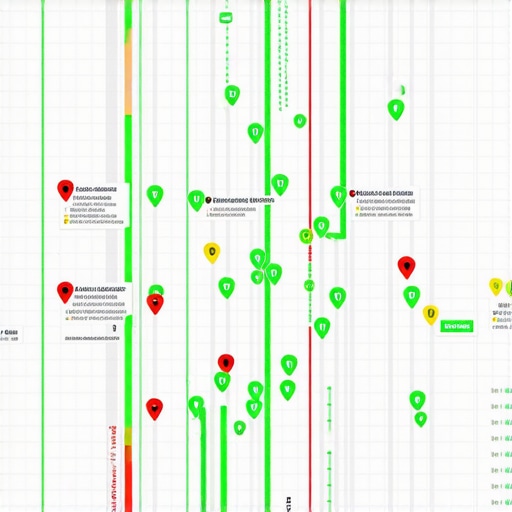 A visual representation of how different business categories compete for map rankings.