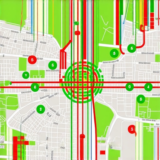 A visual representation of local rank tracking using a geo-grid to measure map pack domination across a city.