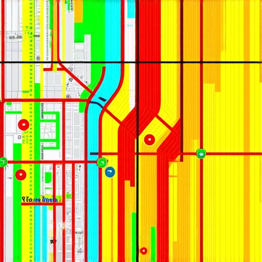 A visual representation of how business visibility spreads across a local map based on SEO prominence and review signals.