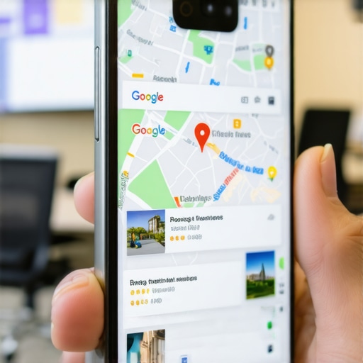 Maintaining a consistent review stream on Google Maps High-quality Google Maps business profile showing recent reviews and photos