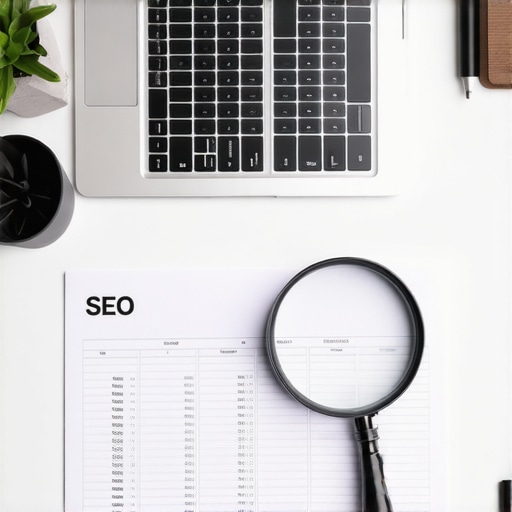 A professional conducting a manual business citation audit on a laptop.