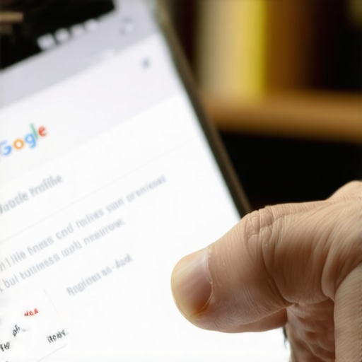 A smartphone displaying a business owner responding to a customer review to improve local SEO rankings.
