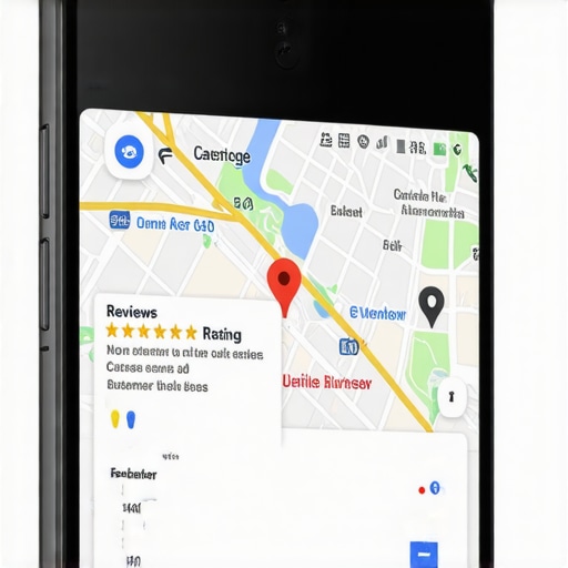 Screenshot showing how keywords in Google reviews help improve local map pack rankings.