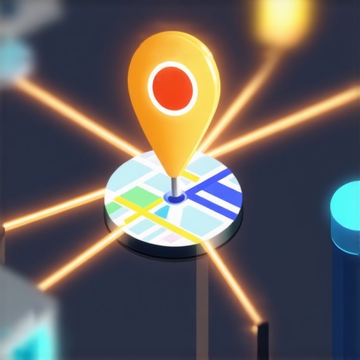 A visual representation of how prominence and website data can overcome physical distance in Google Maps ranking.