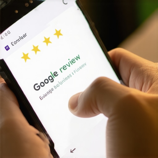 Business owner responding to a customer review on Google Maps to improve ranking signals.