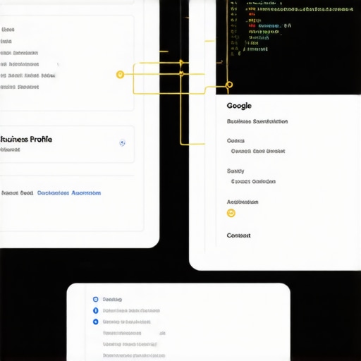 Synchronizing Website and Map Data for Better Ranking Diagram showing how to sync website schema with a local map profile to boost search visibility.