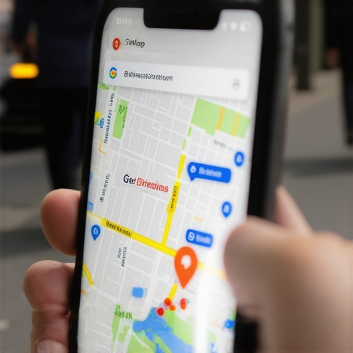 The Power of Local Map Interactions User clicking the directions button on a local business map listing