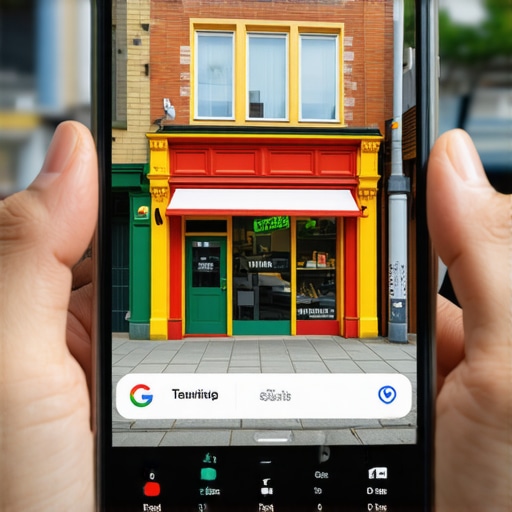 A demonstration of how vertical 4:5 photos occupy more screen space in mobile map results.