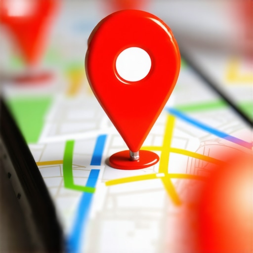 Visualizing Local Map Competition and Proximity A smartphone screen showing competitive local map pins with one business outranking the others.