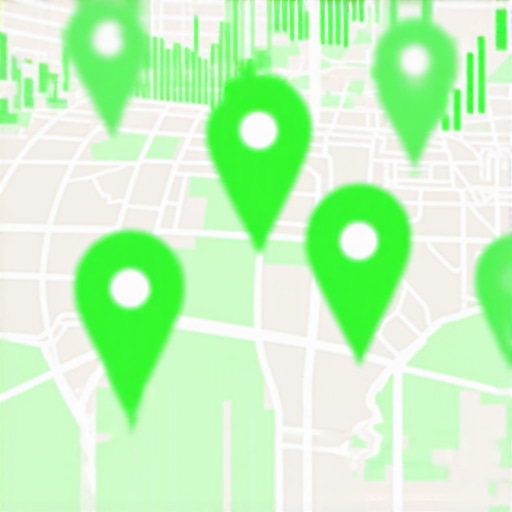 Visualizing Map Pack Domination and Ranking Growth A digital map showing business visibility improvements and ranking data for local search optimization.