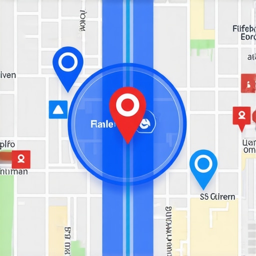 Visualizing the local map proximity filter A digital map showing how a business can expand its visibility radius beyond its physical location.
